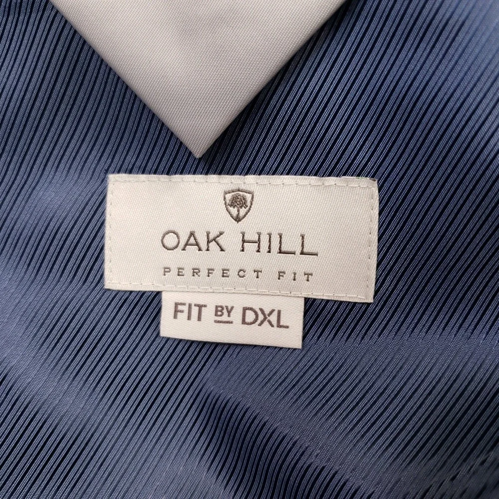 Oak Hill Suit Jacket Mens 56 Long Black Wool Blend Stretch Blazer Big & Tall